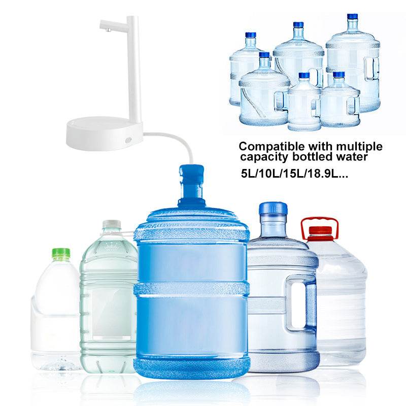 Desk Dispenser Electric Water Gallon Automatic Water Bottle Dispenser Rechargeable Water Dispenser - Velora