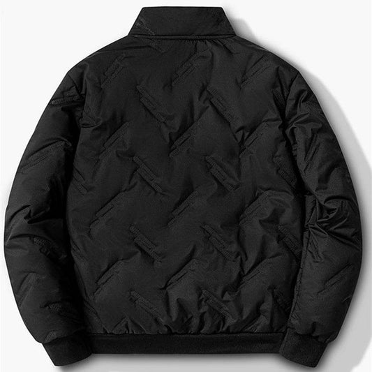 New Graphene-design Cotton Coat Winter Warm Thickened Fleece Jacket Fashion Casual Mens Clothing - Velora