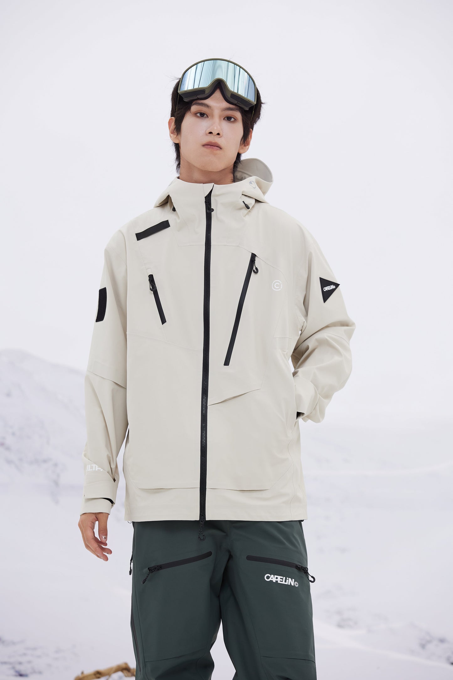 Alpha Unisex 3L Shell Snowboard Jacket - Velora