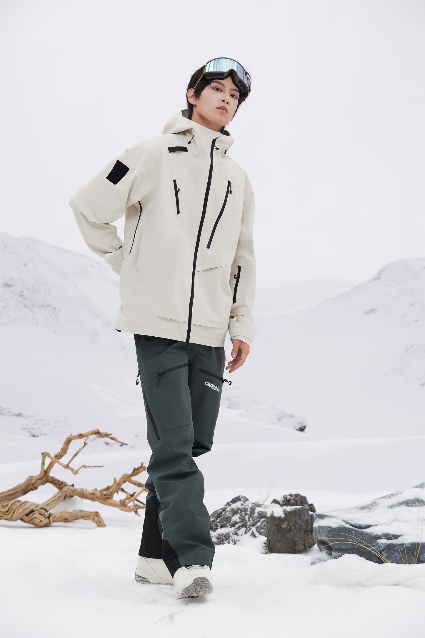Alpha Unisex 3L Shell Snowboard Jacket - Velora