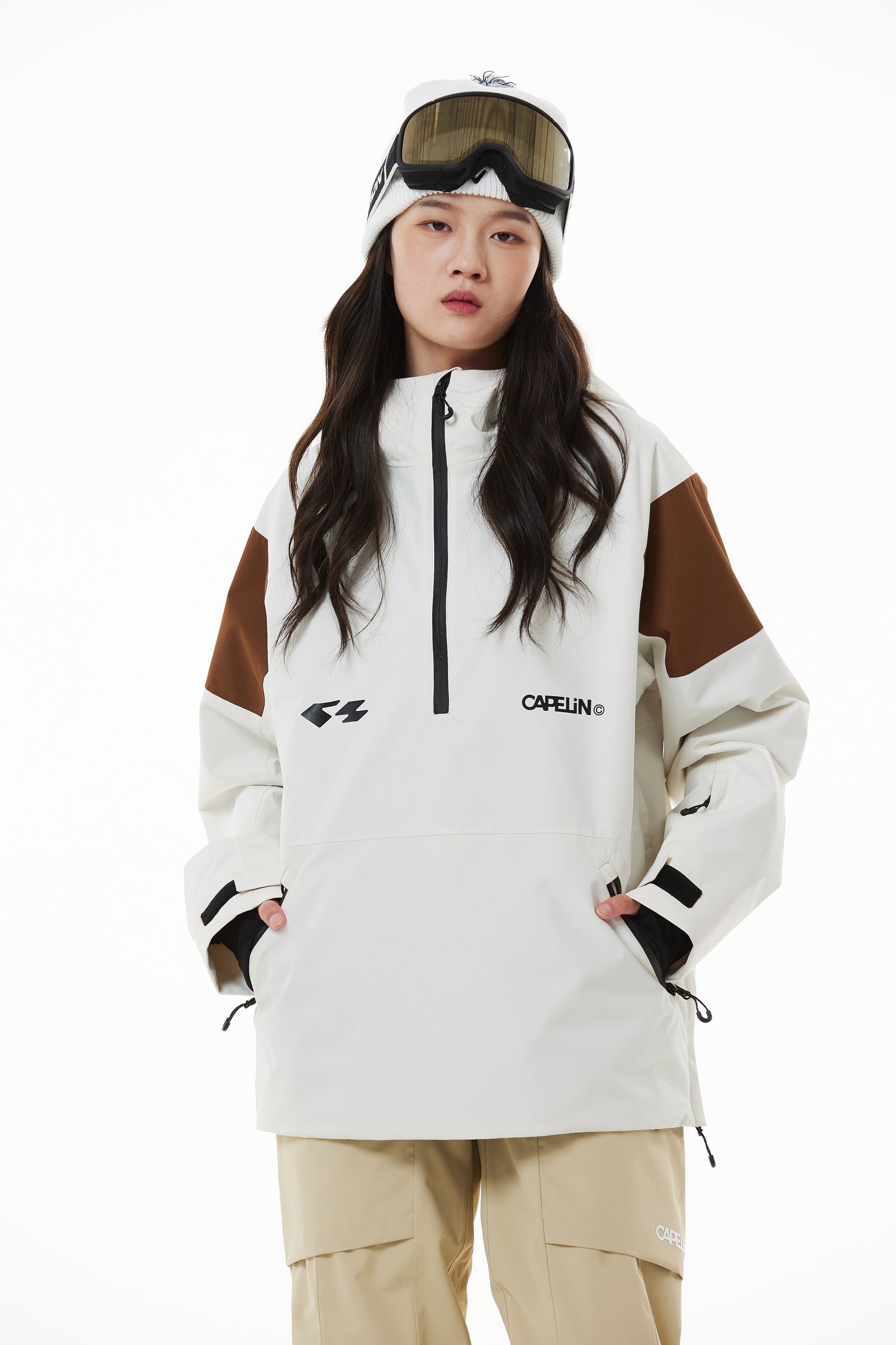 Gamma Unisex Pullover Snowboard Jacket - Velora