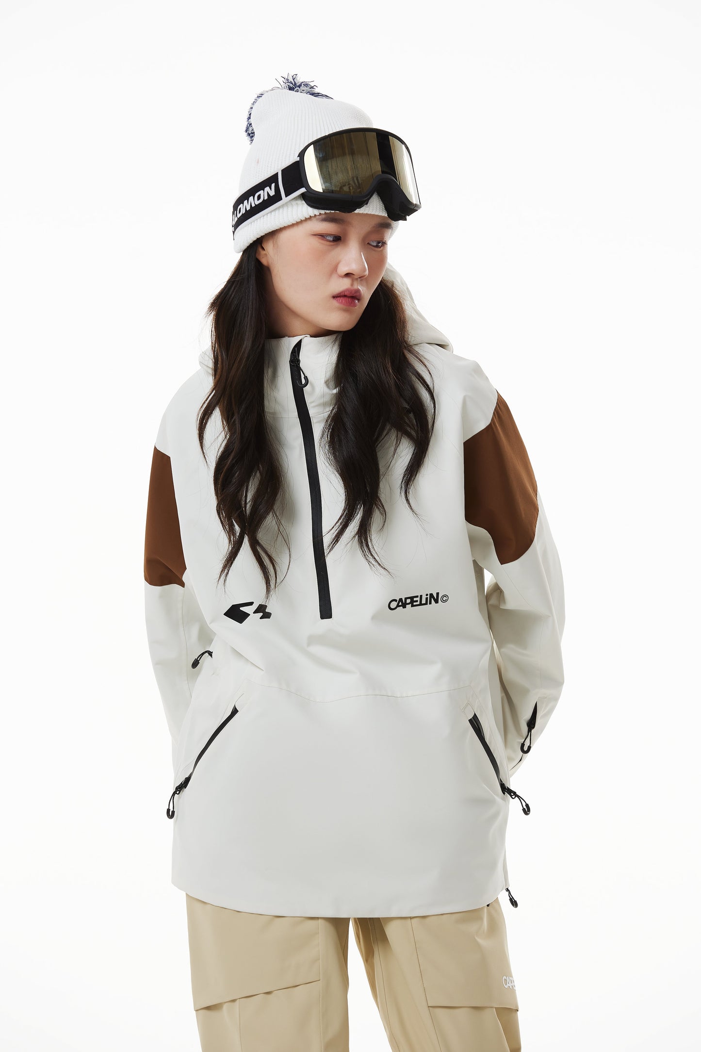 Gamma Unisex Pullover Snowboard Jacket - Velora