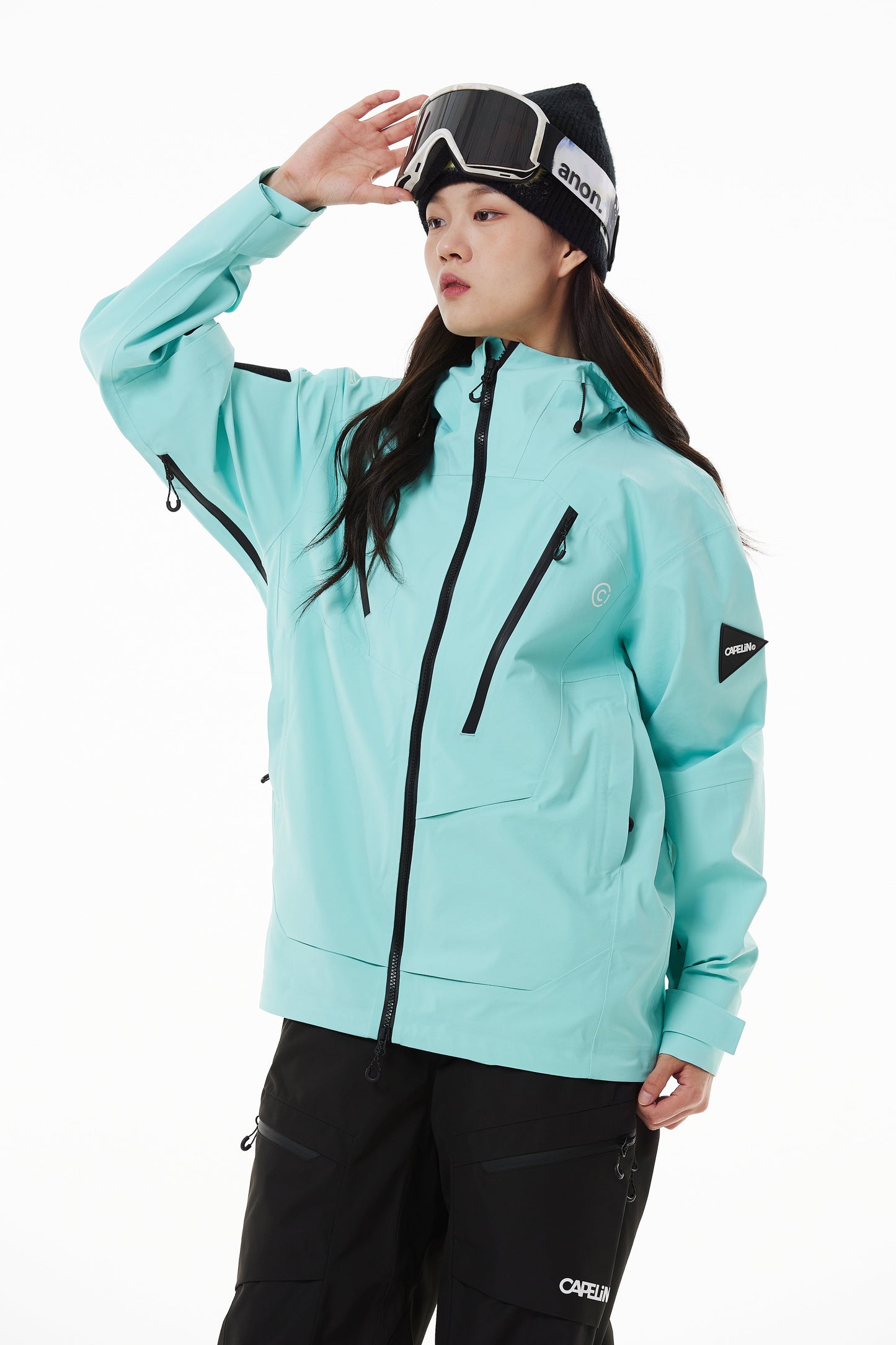 Alpha Unisex 3L Shell Snowboard Jacket - Velora