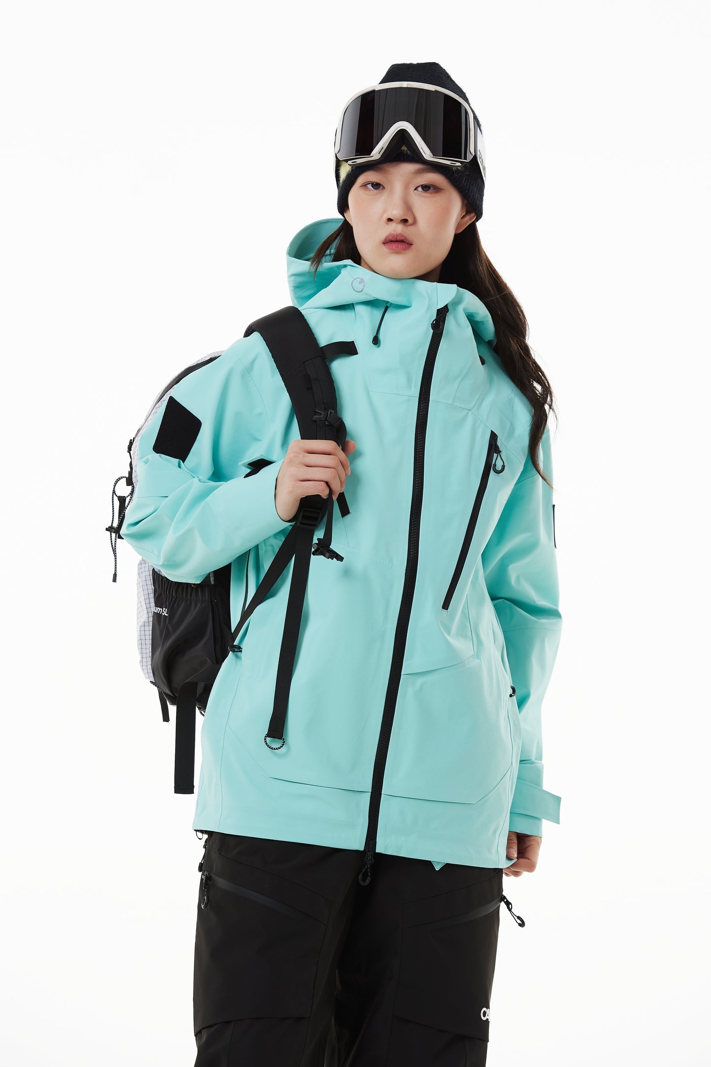 Alpha Unisex 3L Shell Snowboard Jacket - Velora