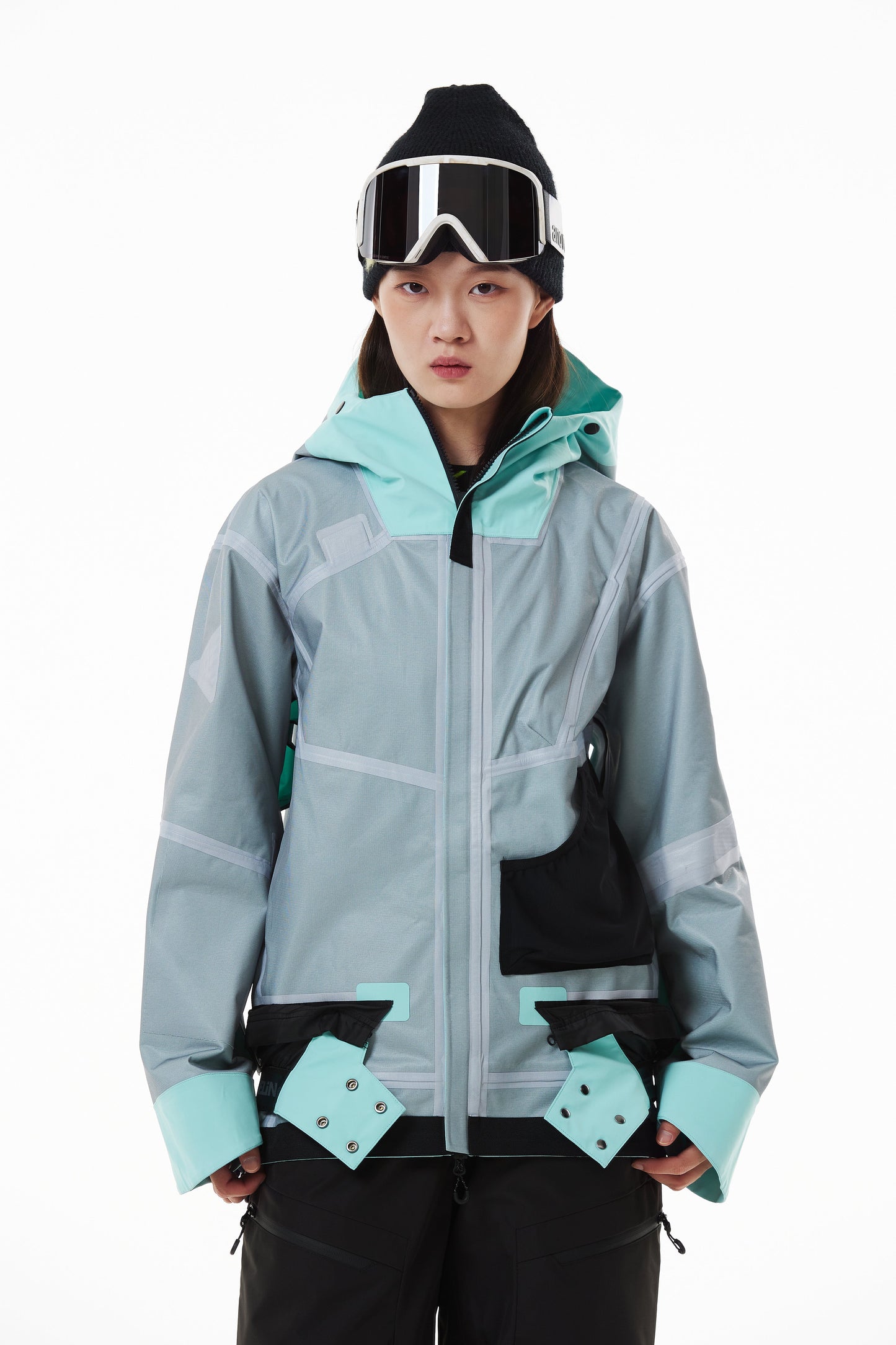Alpha Unisex 3L Shell Snowboard Jacket - Velora