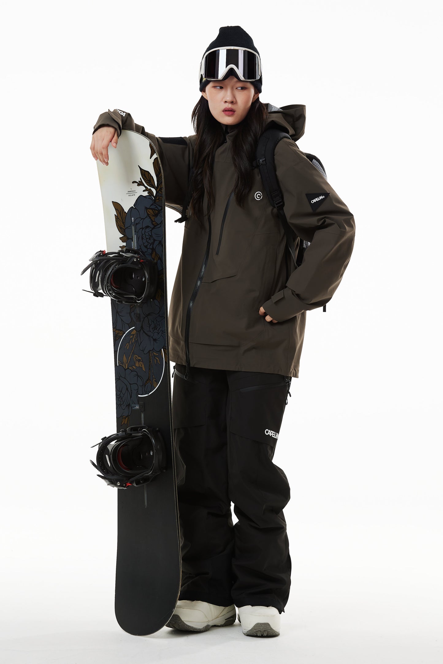 Alpha Unisex 3L Shell Snowboard Jacket - Velora