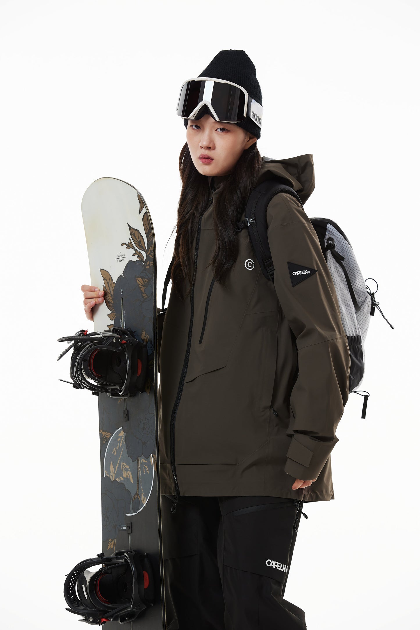Alpha Unisex 3L Shell Snowboard Jacket - Velora