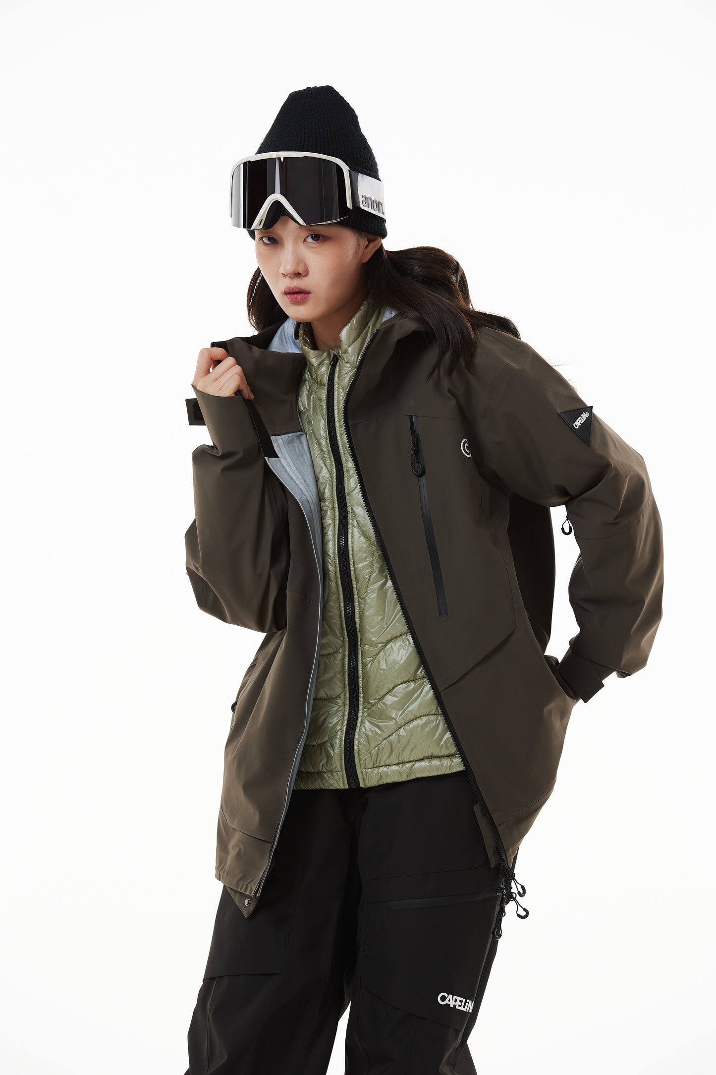 Alpha Unisex 3L Shell Snowboard Jacket - Velora