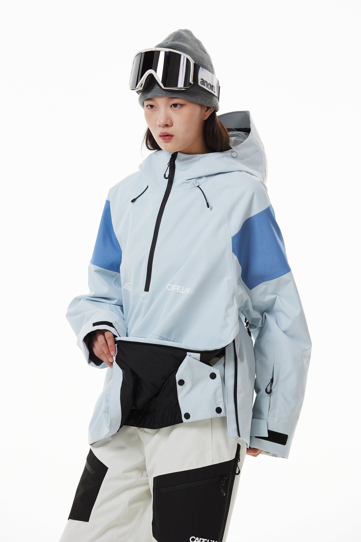 Gamma Unisex Pullover Snowboard Jacket - Velora