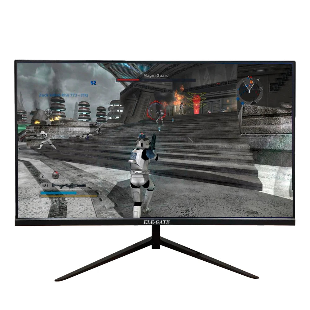 27\" 75Hz Full HD 1K Ultra-Slim Zero Frame Gaming Monitor Wide Screen HDR 4K 2K Resolution 60Hz 165Hz Refresh Rate Black for PC - Velora