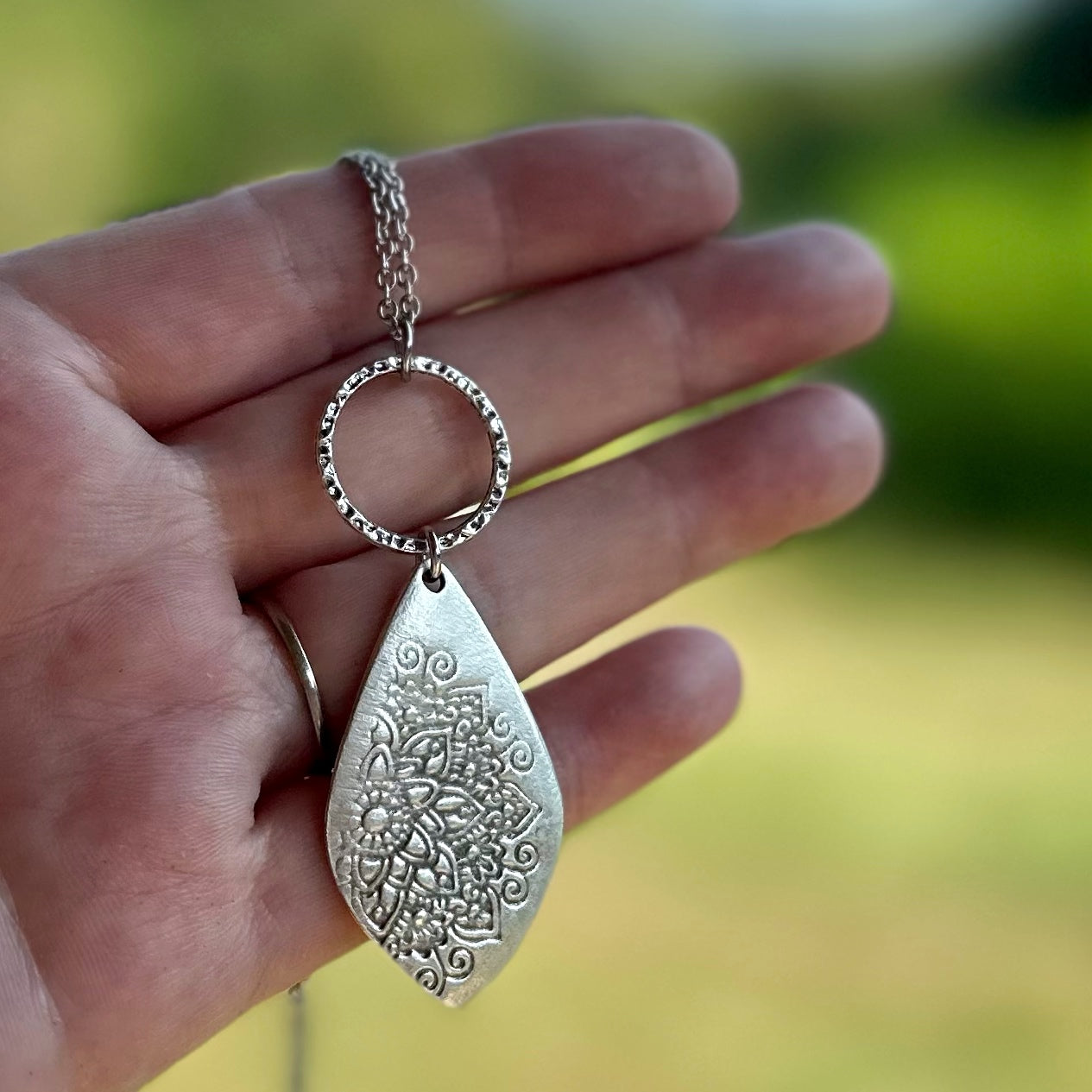 Long Mandala Necklace - Velora