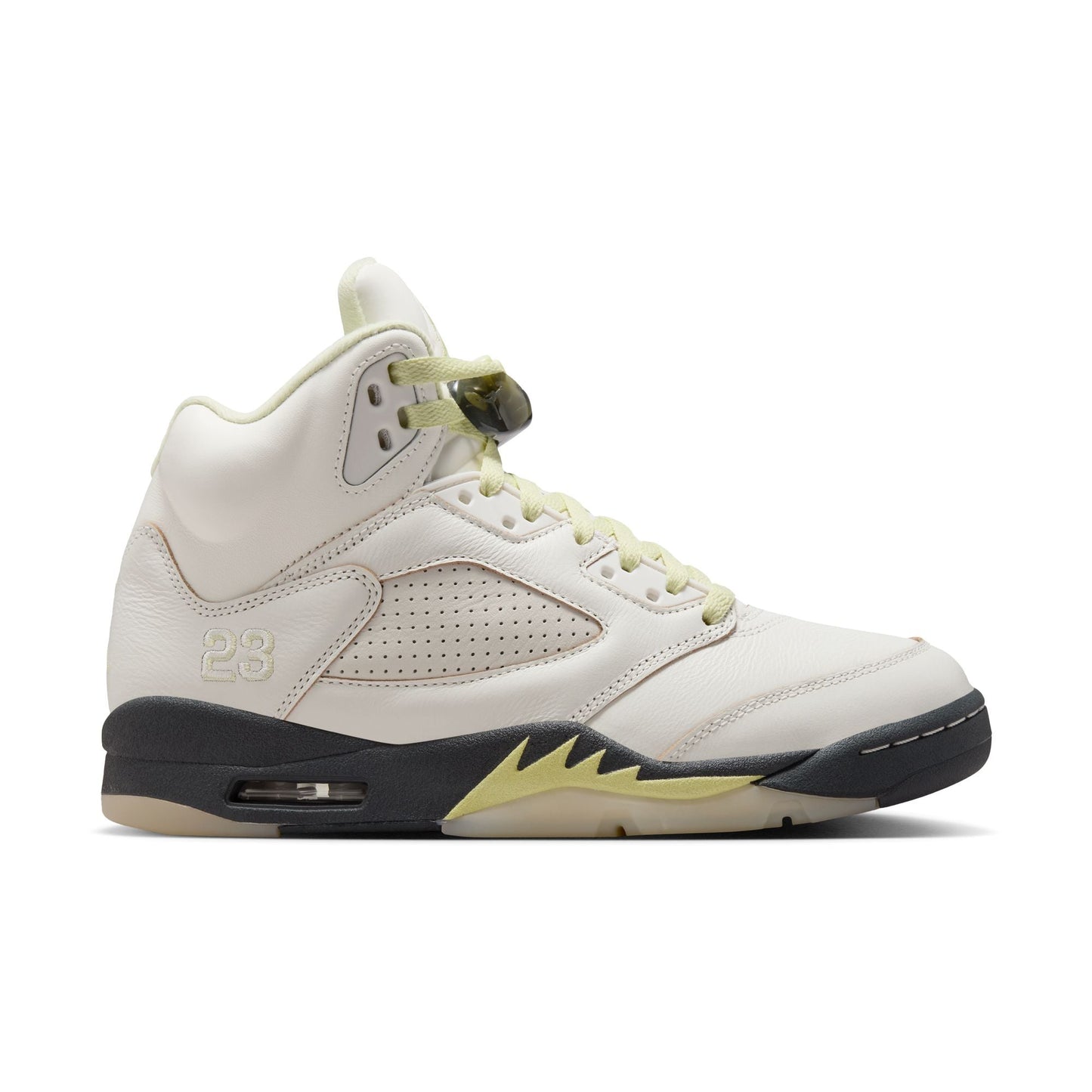 W Air Jordan 5 Retro "Luminous Green and Sail" IM7592-130 - Velora