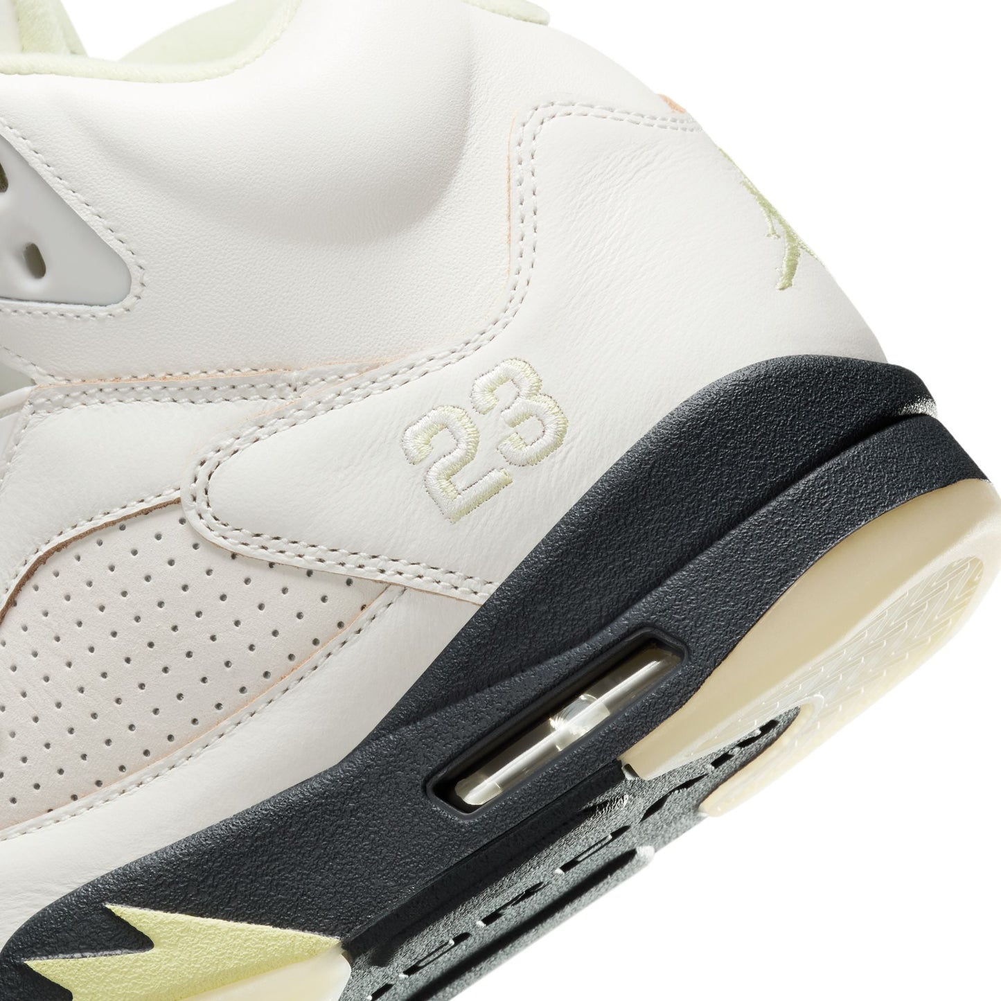 W Air Jordan 5 Retro "Luminous Green and Sail" IM7592-130 - Velora