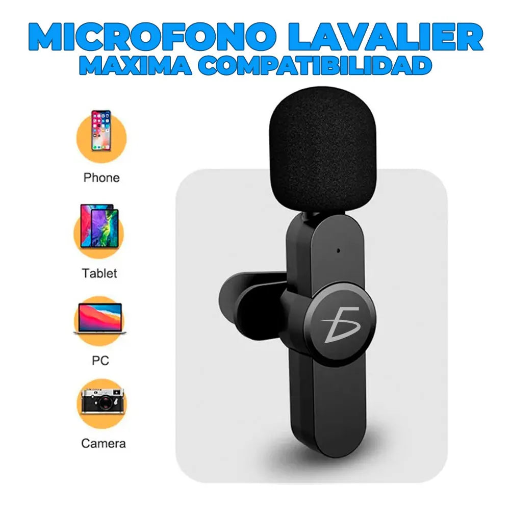 Portable Wireless Lavalier Microphone for iPhone & iPad Users - Velora