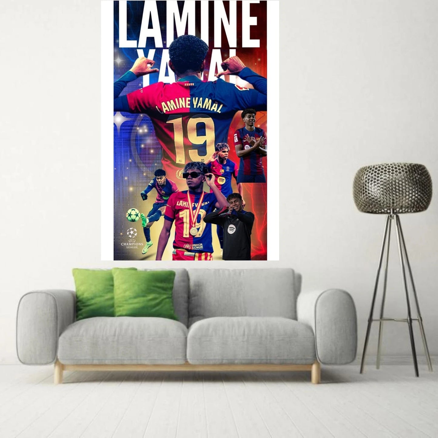 Lamine Yamal Limited Special Edition Poster Tapestry Ultimate Football Fans Large Soccer Star Portrait Trendy Home Decor - Velora