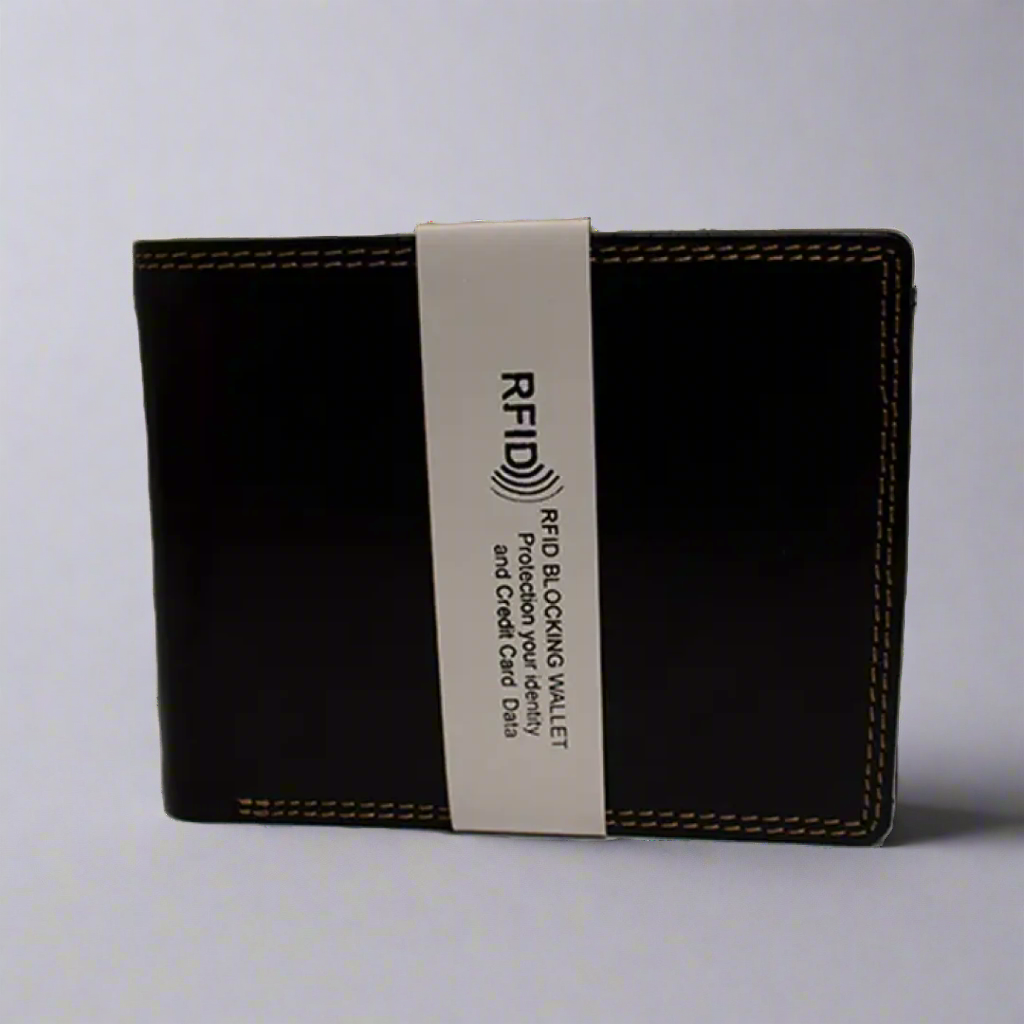 MET Men’s Bi-Fold Flip Coin Wallet Boutique of Leathers/Open Road