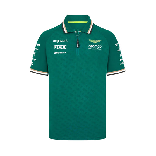 Aston Martin F1 Mens 2024 Team Polo - Green - Size: XX-Large - Velora Luxury Fashion