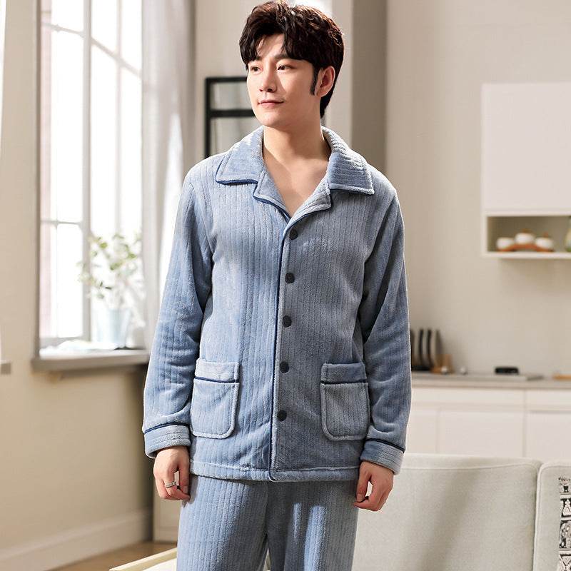 Autumn Pajamas – Flannel Trousers Sleepwear for Young Men EX-STOCK Canada