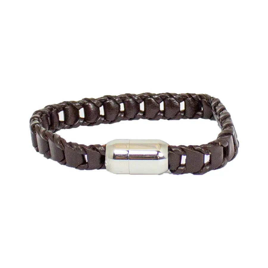 BOL Men's Leather Braided Bracelet Boutique of Leathers/Open Road