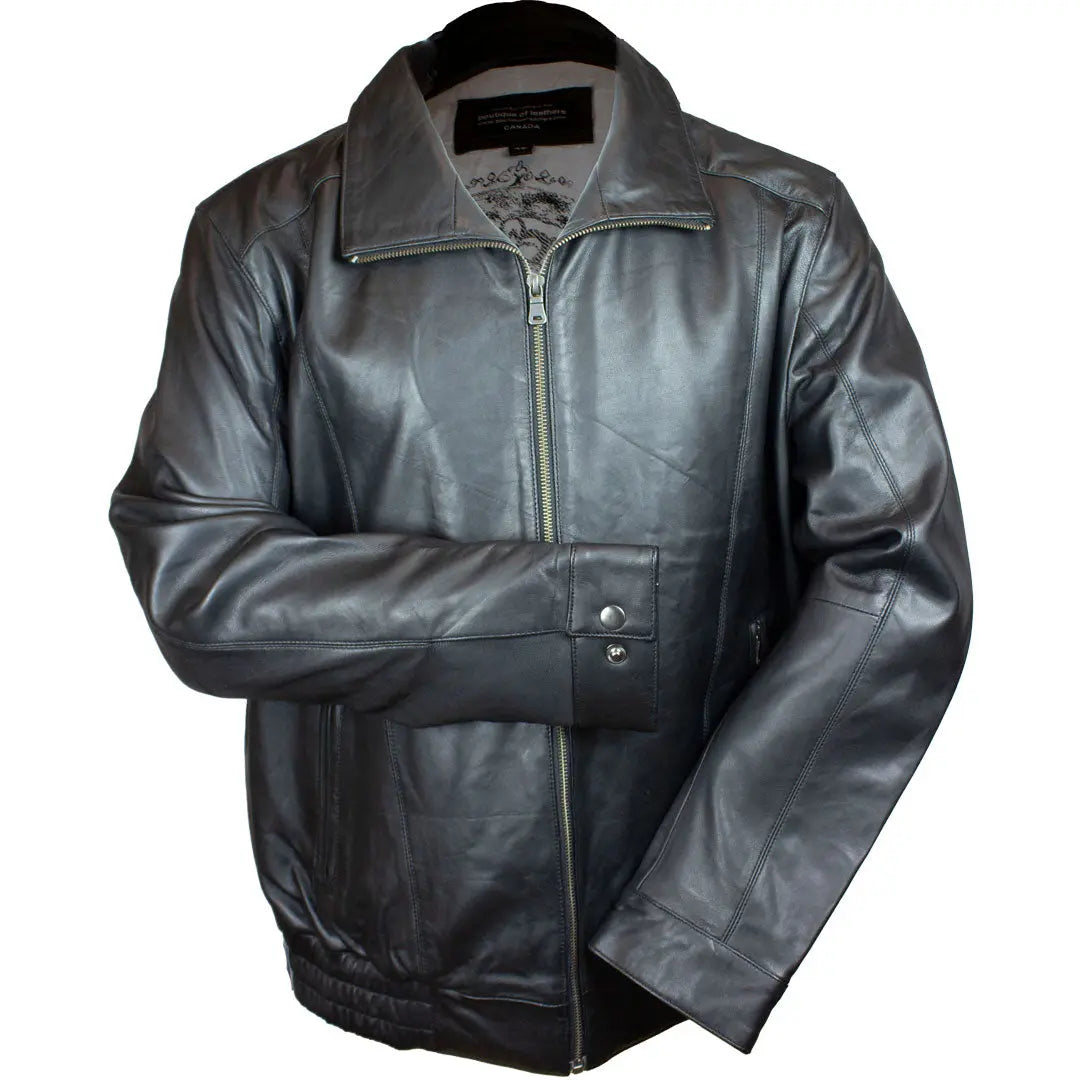 BOL Men's Ting Bomber Lambskin Leather Jacket Boutique of Leathers/Open Road