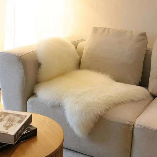 BOL White Sheepskin Rug - Velora Luxury Fashion