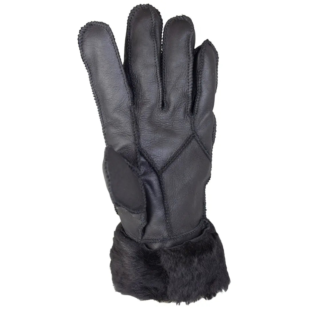 BOL Women's Black Hand Stitched Merino Sheepskin Gloves Boutique of Leathers/Open Road