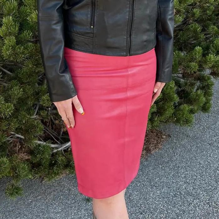 BOL Women's Dawn Leather Pencil Skirt Boutique of Leathers/Open Road