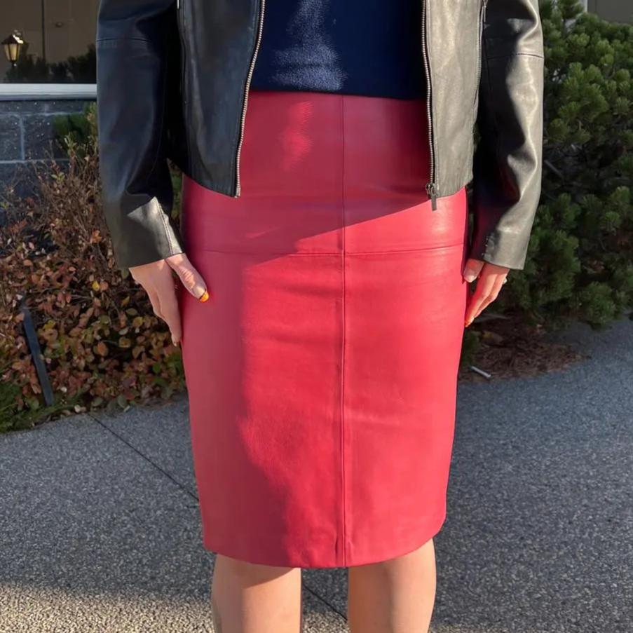 BOL Women's Dawn Leather Pencil Skirt Boutique of Leathers/Open Road