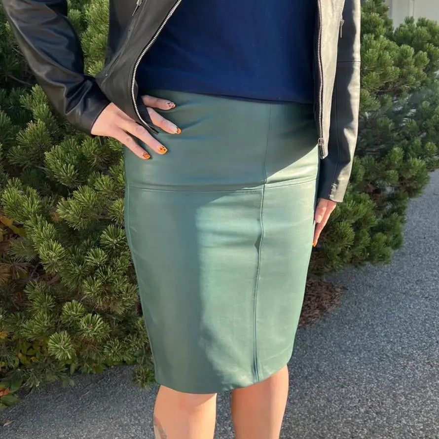 BOL Women's Dawn Leather Pencil Skirt Boutique of Leathers/Open Road