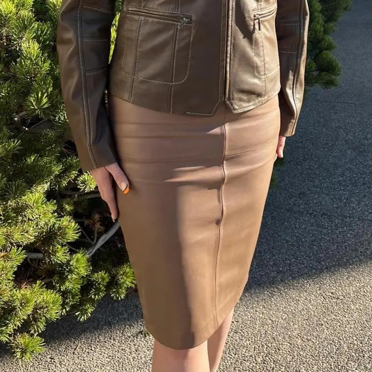 BOL Women's Dawn Leather Pencil Skirt Boutique of Leathers/Open Road