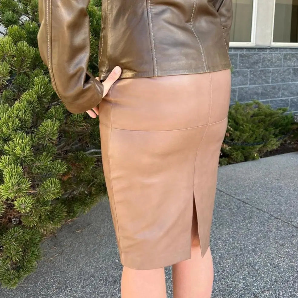 BOL Women's Dawn Leather Pencil Skirt Boutique of Leathers/Open Road