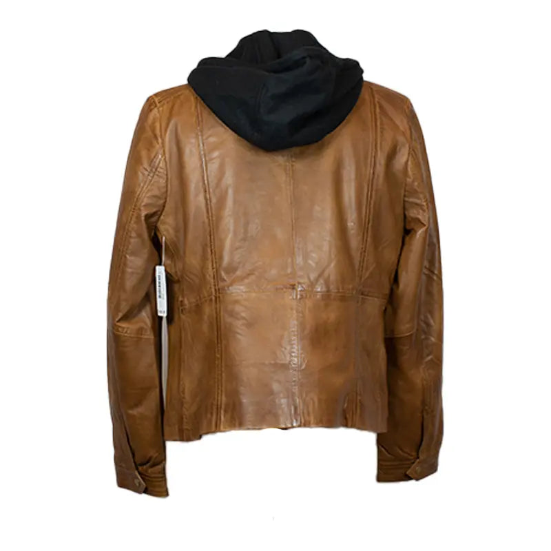 BOL Women's Detachable Hooded Leather Jacket Boutique of Leathers/Open Road