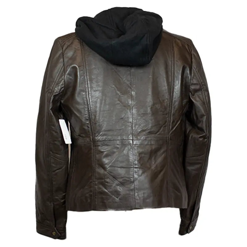BOL Women's Detachable Hooded Leather Jacket Boutique of Leathers/Open Road