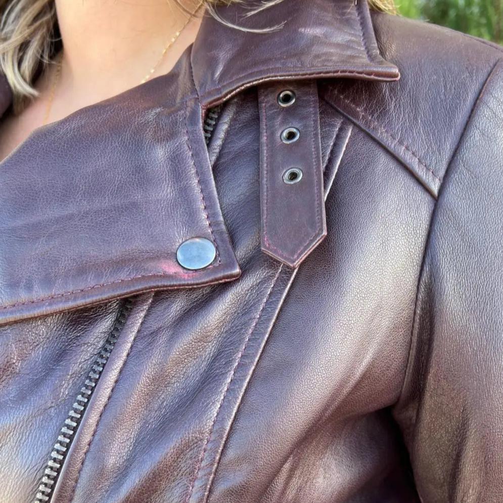 BOL Women's Leather Biker Style Jacket Boutique of Leathers/Open Road