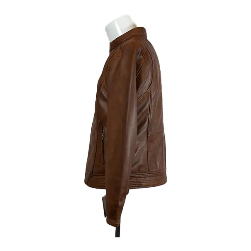 BOL Women's Waxed Sheep Leather Jacket Boutique of Leathers/Open Road