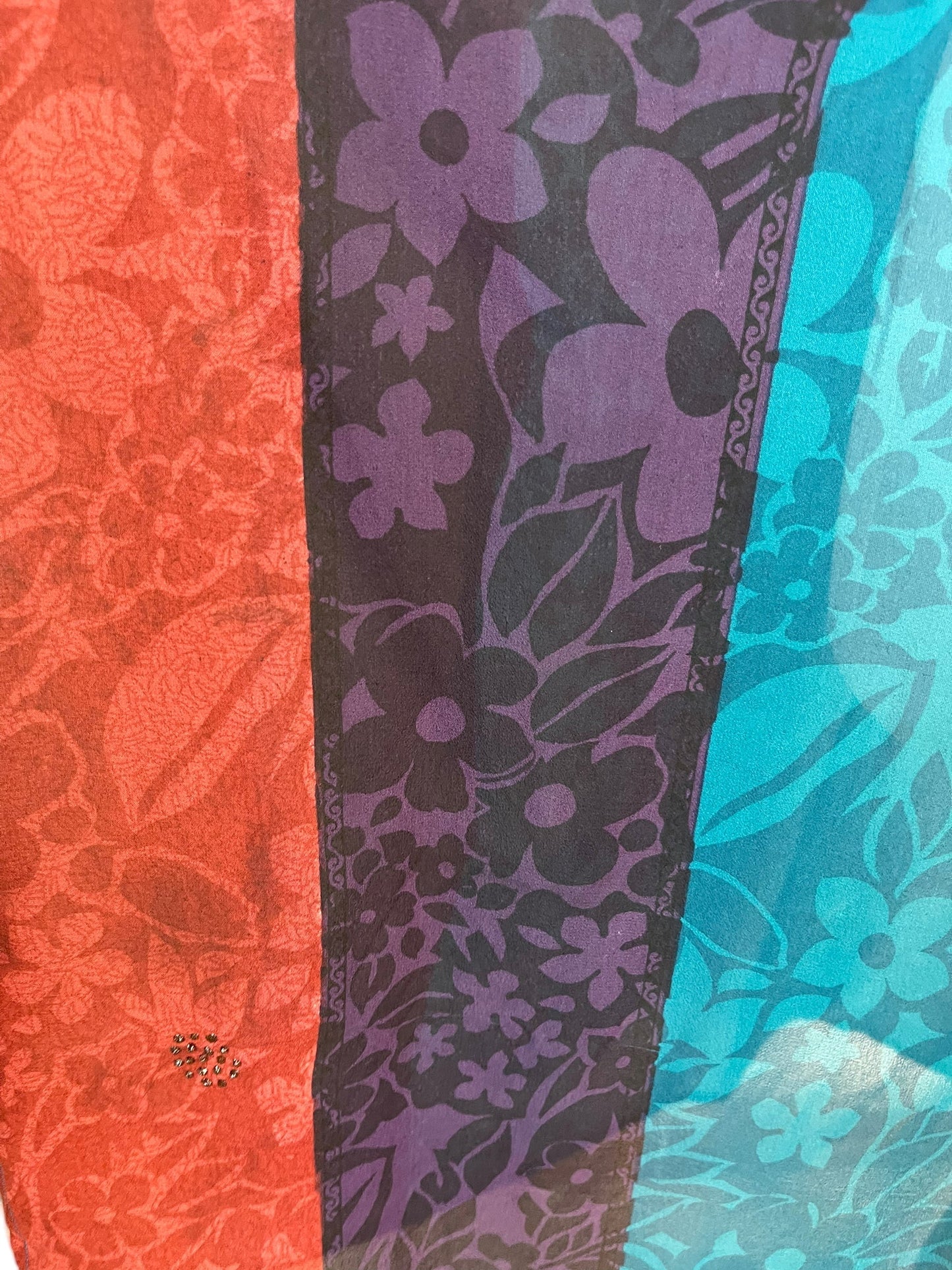 PRG6368 Sheer Avatar Pure Silk Maxi Kaftan - Velora