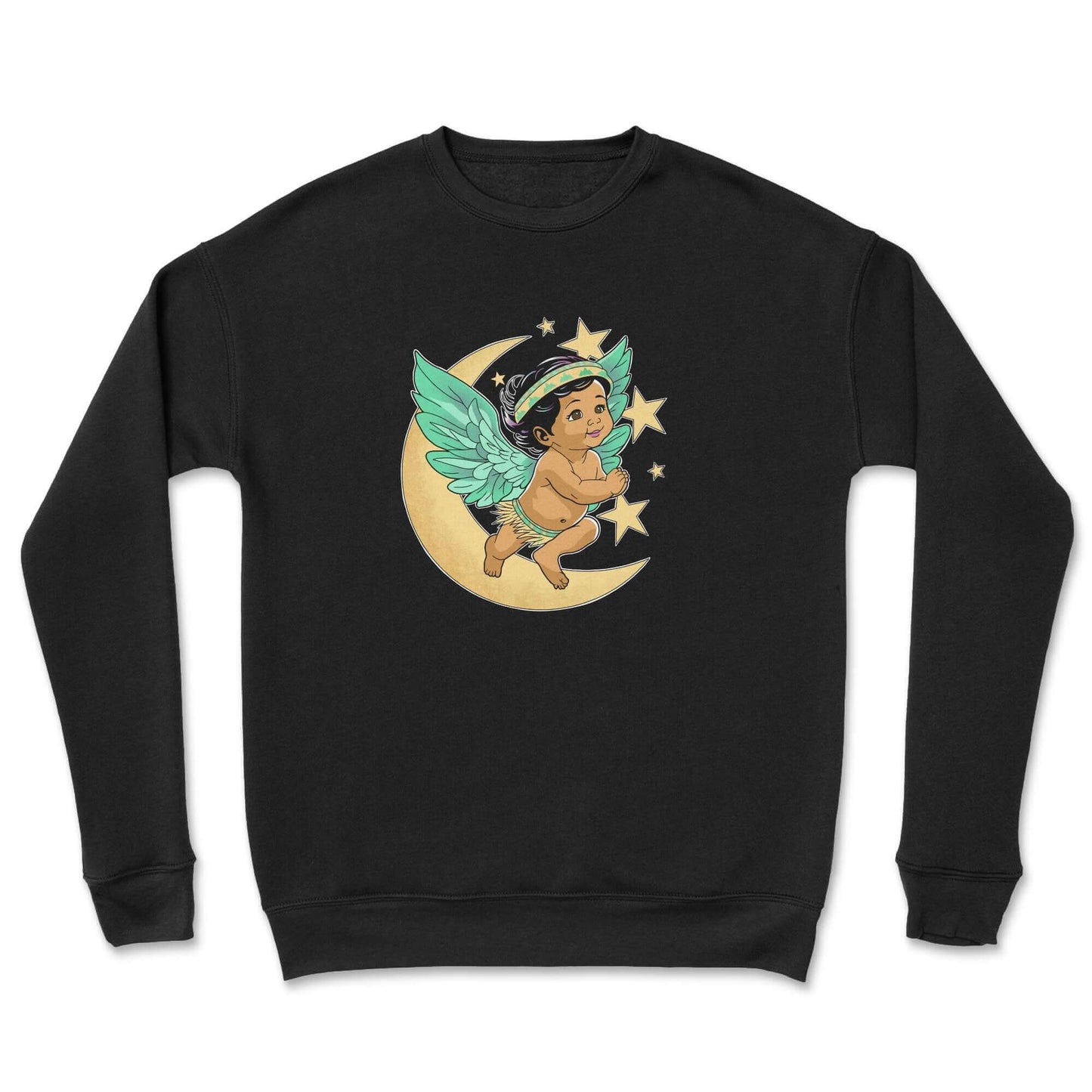 Baby Kale Turquoise Crewneck - Velora Luxury Fashion
