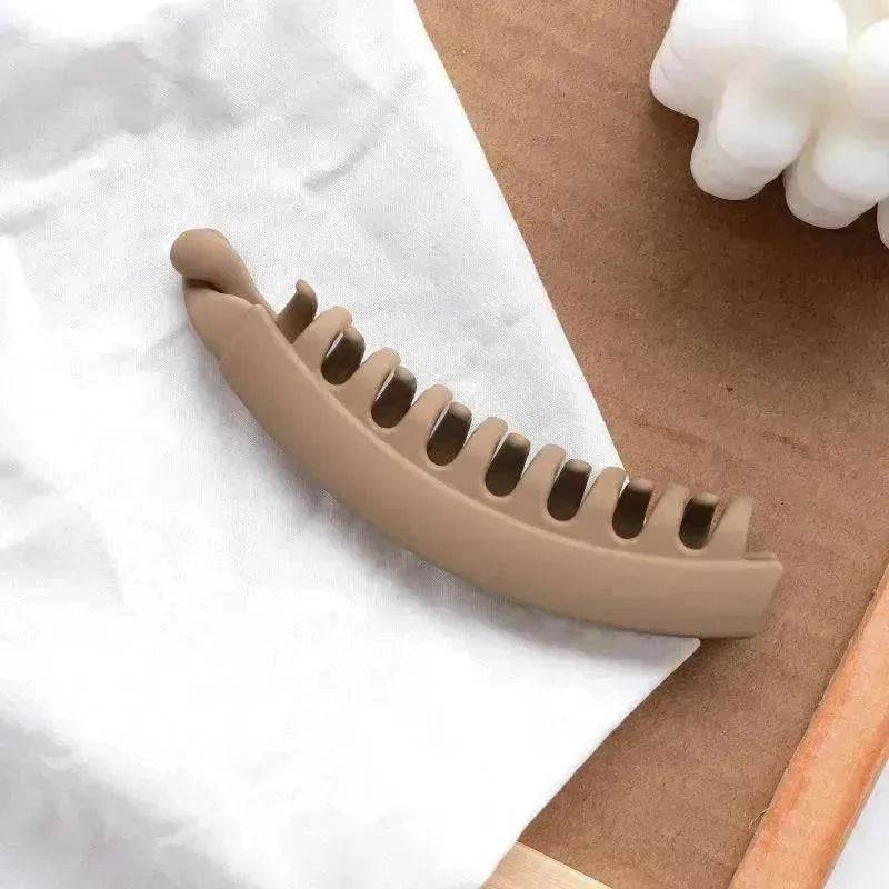 Banana Hair Claw Clips for Women – Matte Strong Hold