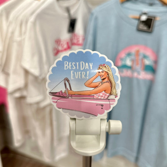 Best Day Ever Barbie Sticker - Velora Luxury Fashion