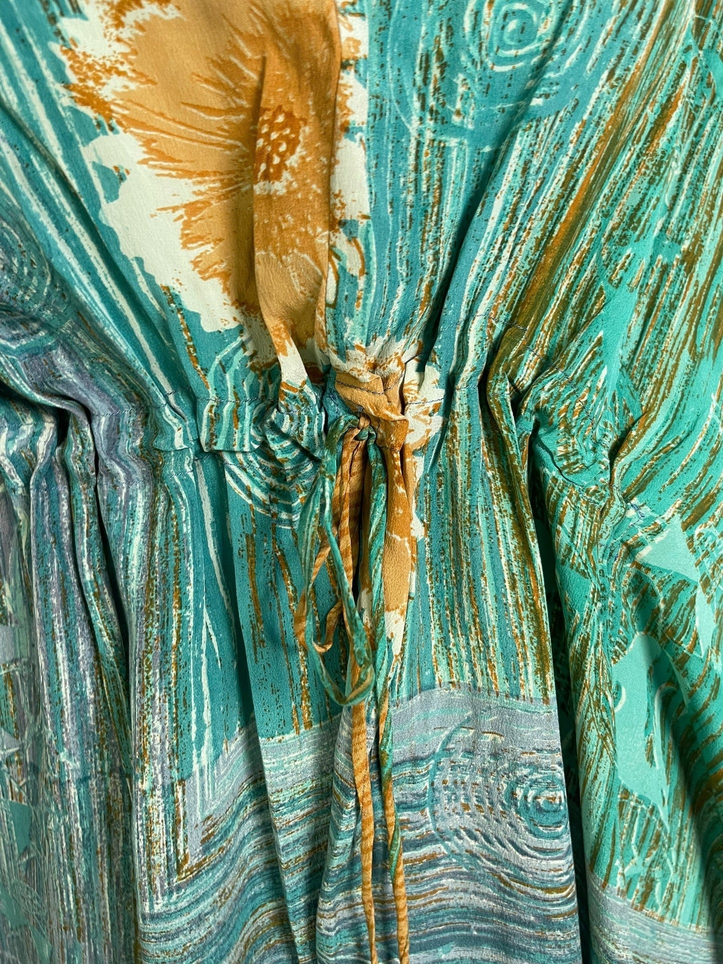 PRC6774 Avatar Pure Silk Maxi Kaftan - Velora