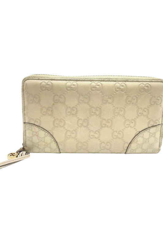 Authentic Gucci BREE Round Zippy Long Wallet NS010102 - Velora