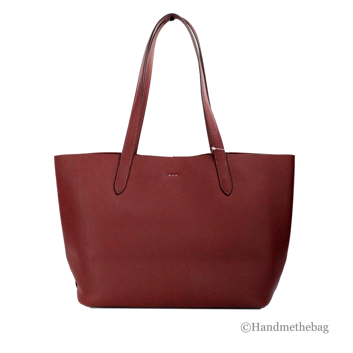 Carmen Wine Leather Shoulder Tote - Velora Luxury Fashion