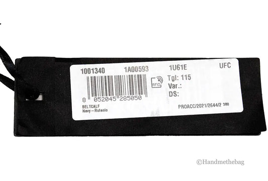 Versace Lapis & Scarlet Greek Key Belt