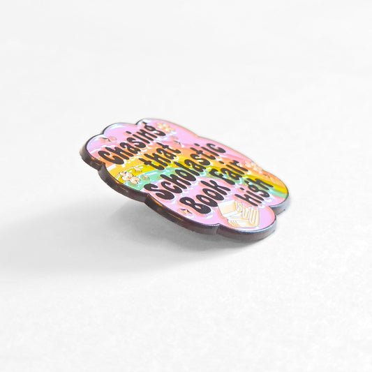 Chasing That Scholastic Book Fair High | Collectible Pin - Velora