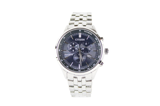 Citizen Sapphire Collection Eco-Drive Chronograph Blue Dial Watch - Velora Luxury Fashion