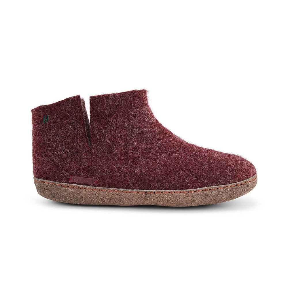 Classic Boot - Bordeaux with Leather - Velora Luxury Fashion
