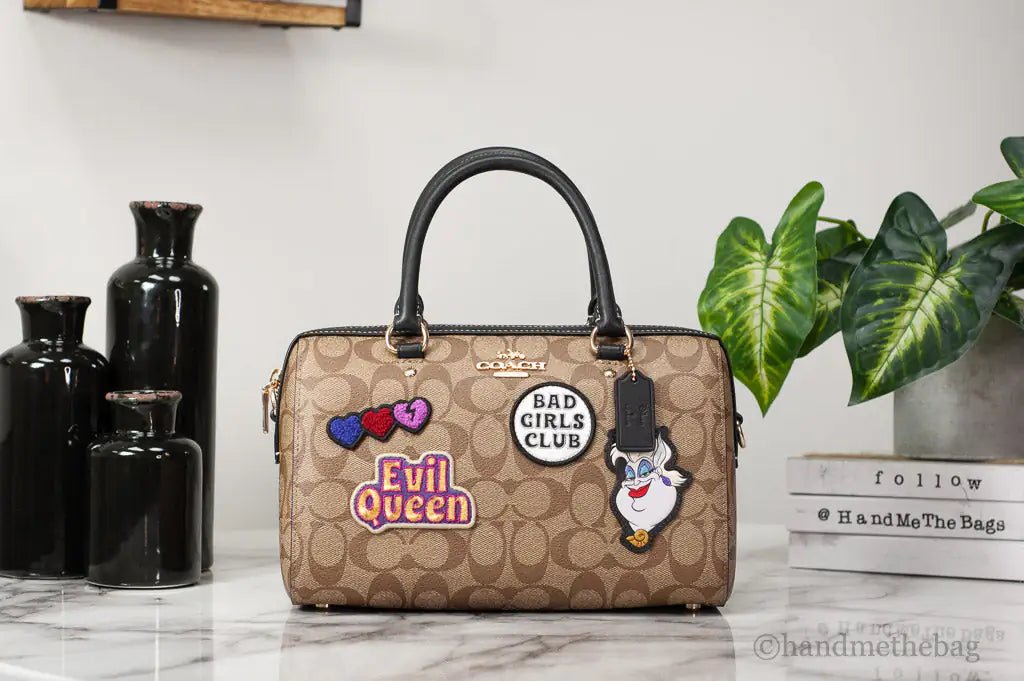 Coach Disney Villains Rowan Canvas Satchel - Velora Luxury Fashion