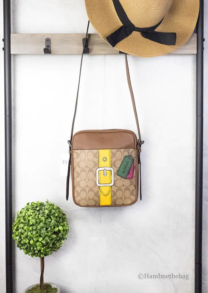 Coach Hudson 21 Trompe L'oeil Canvas Bag - Velora Luxury Fashion