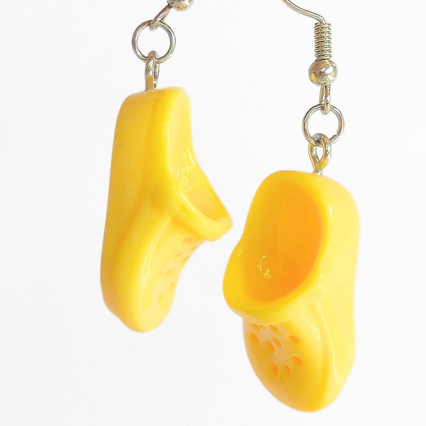 Croc-Tastic Earrings (Yellow) - Velora