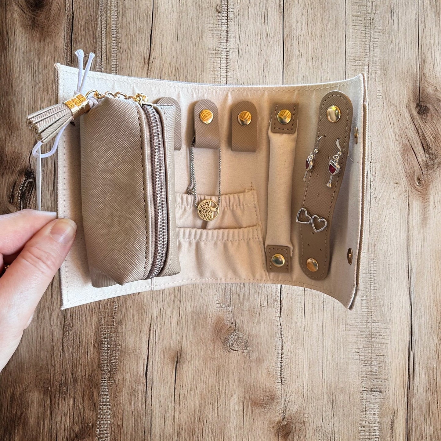 Travel Roll Jewellery Case - Velora